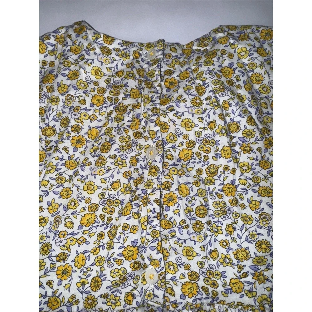 Oshkosh b'gosh Girls Floral Yellow and White‎ Kids Dress 5T